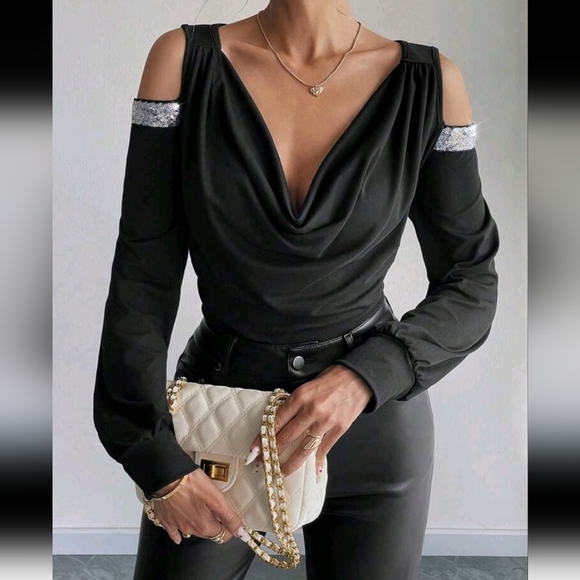 Women's Elegant Nightclub Party Date Evening Sexy Off-The-Shoulder - Picture 4 of 5